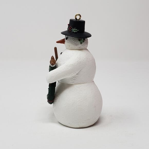 1996 Hallmark Christmas Snowman Handcrafted Keepsake Holiday Christmas Ornament. - Picture 4 of 6